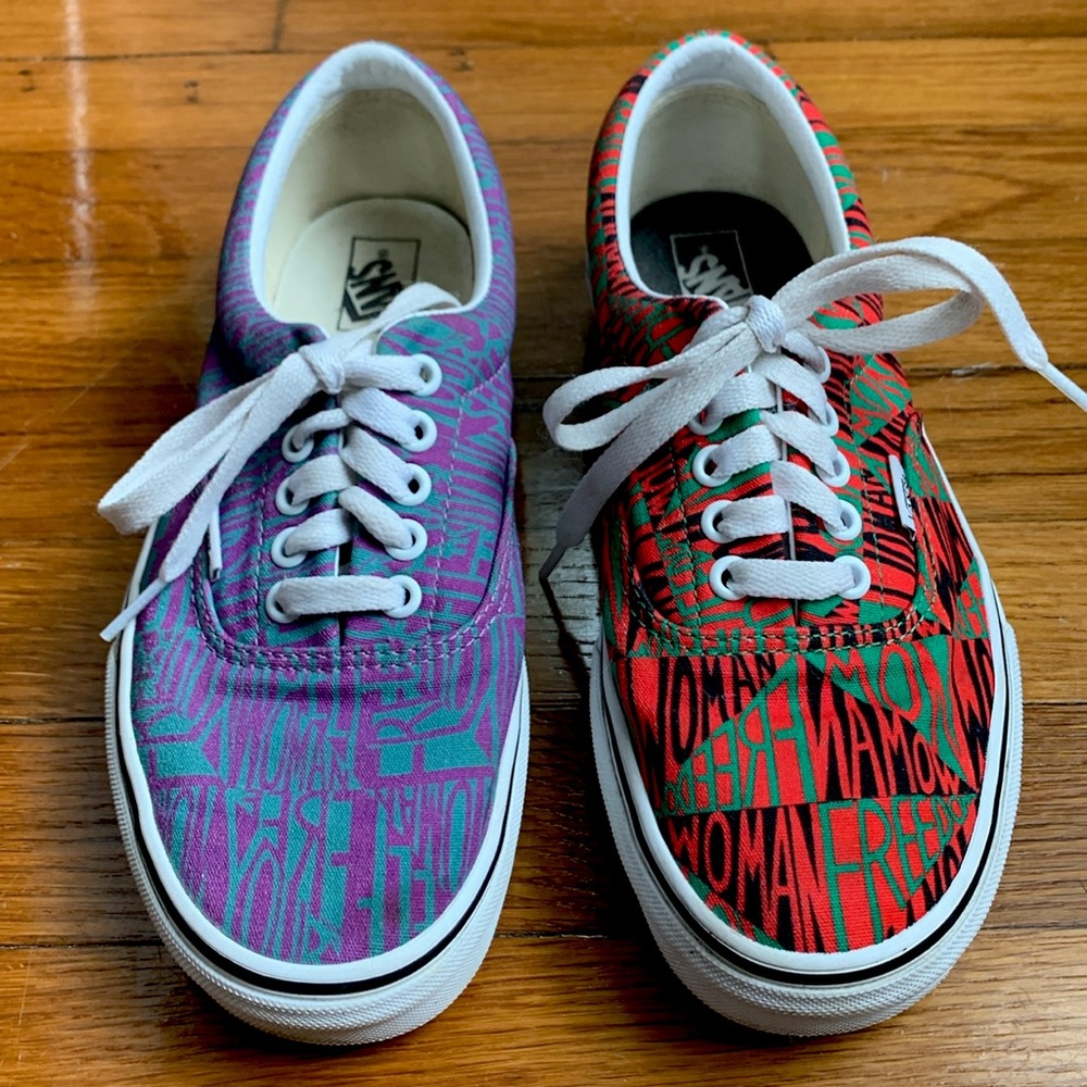 VANS X MoMa Faith Ringgold Era Lace Up Sneakers. 8.5M